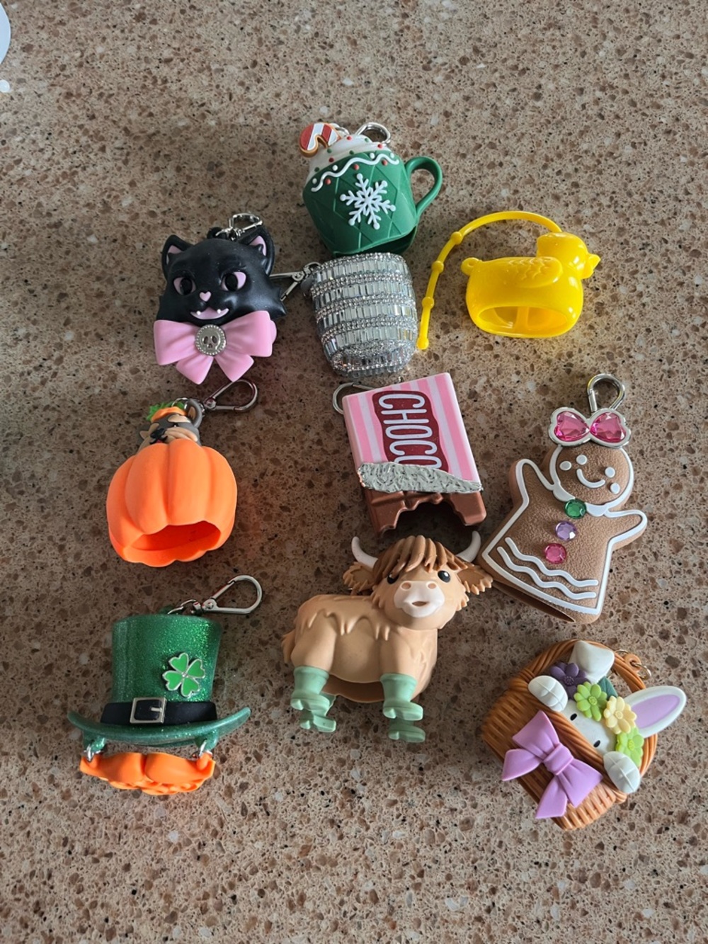 Bath & Body Works Assorted Colorful Holiday & Seasonal Charms